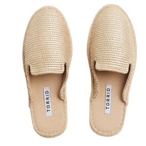 Torrid Slip-On Espadrille Mule, Women’s Size 10.5 Wide